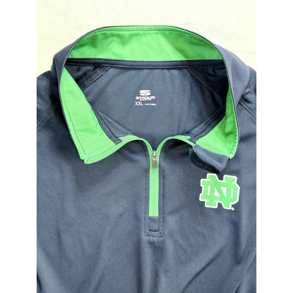 Notre Dame Fighting Irish Women's 1/4 Zip Long Sleeve Lightweight Pullover XXL